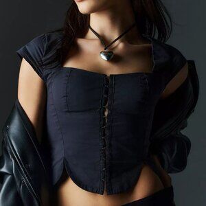 silence + noise Hook & Eye Blouse